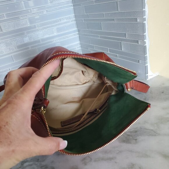 NWOT Dooney and Bourke Laurel Ginger Florentine Crossbody Bag - Picture 11 of 16